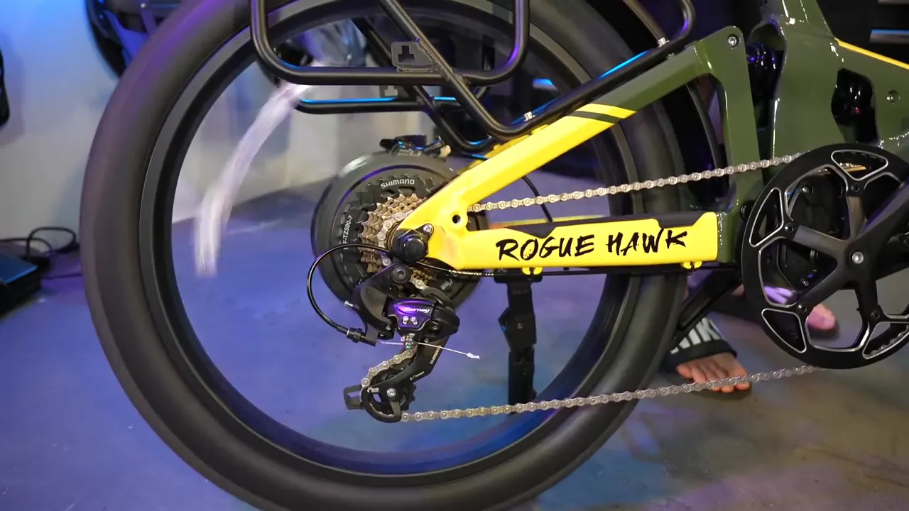 rear wheel and rack