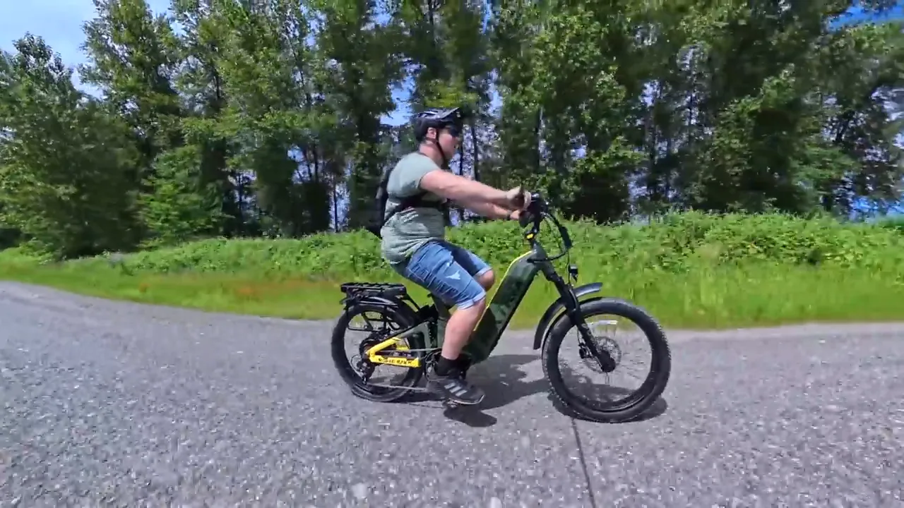 Ben riding the Biktrix Rogue Hawk