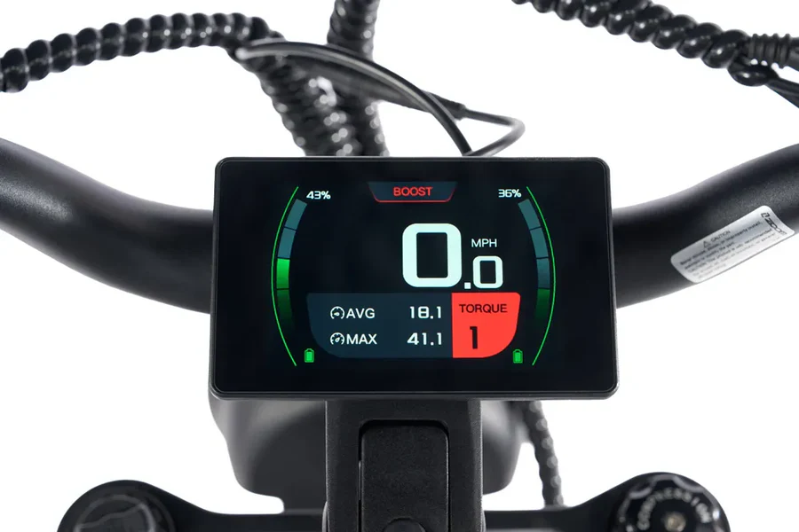 2026 Kepler color LCD display in boost mode