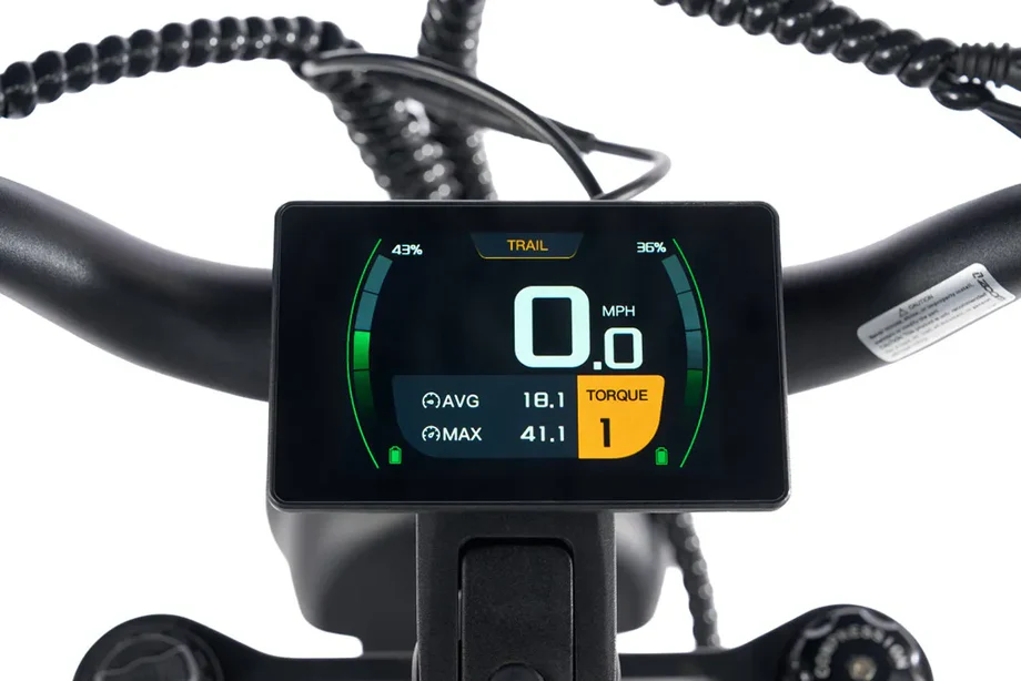 2026 Kepler color LCD display in trail mode