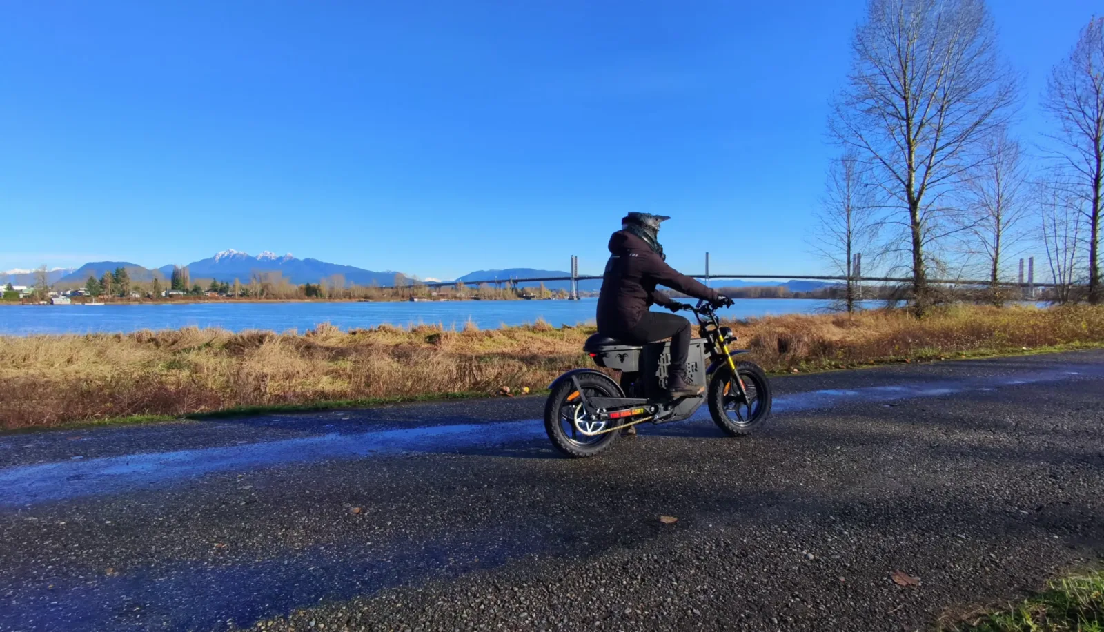 King Goat cruising along the dyke