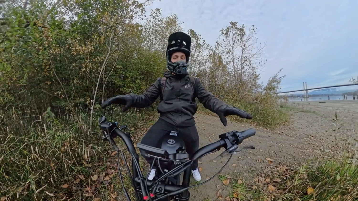 Motor Goat on a dirt trail
