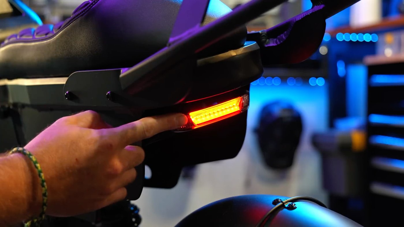 Mini Goat tail light lit