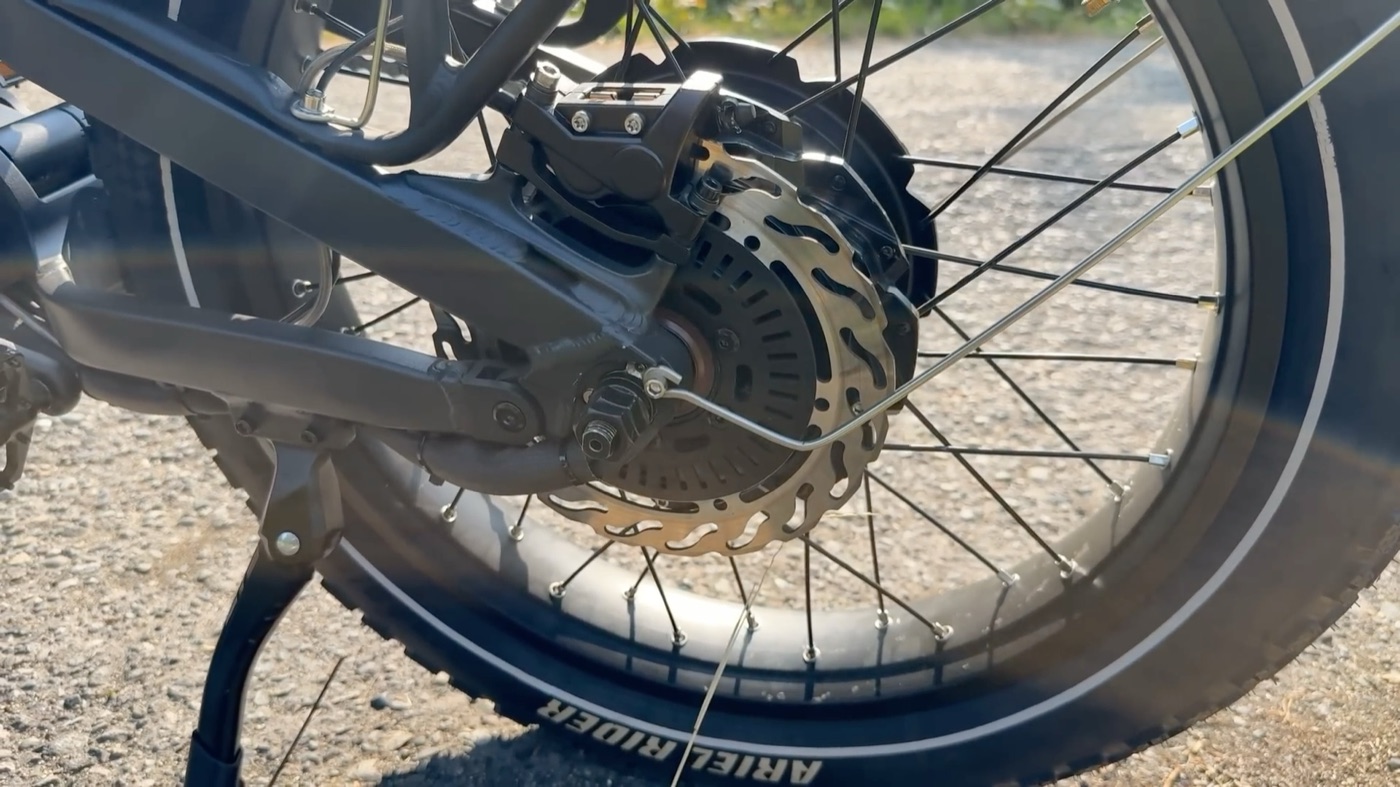 Mudd 72V oil-cooled rear hub motor