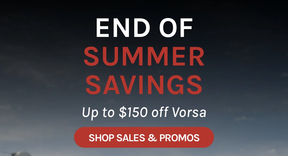 Ride1Up End of Summer Savings: up to $150 off the Vorsa